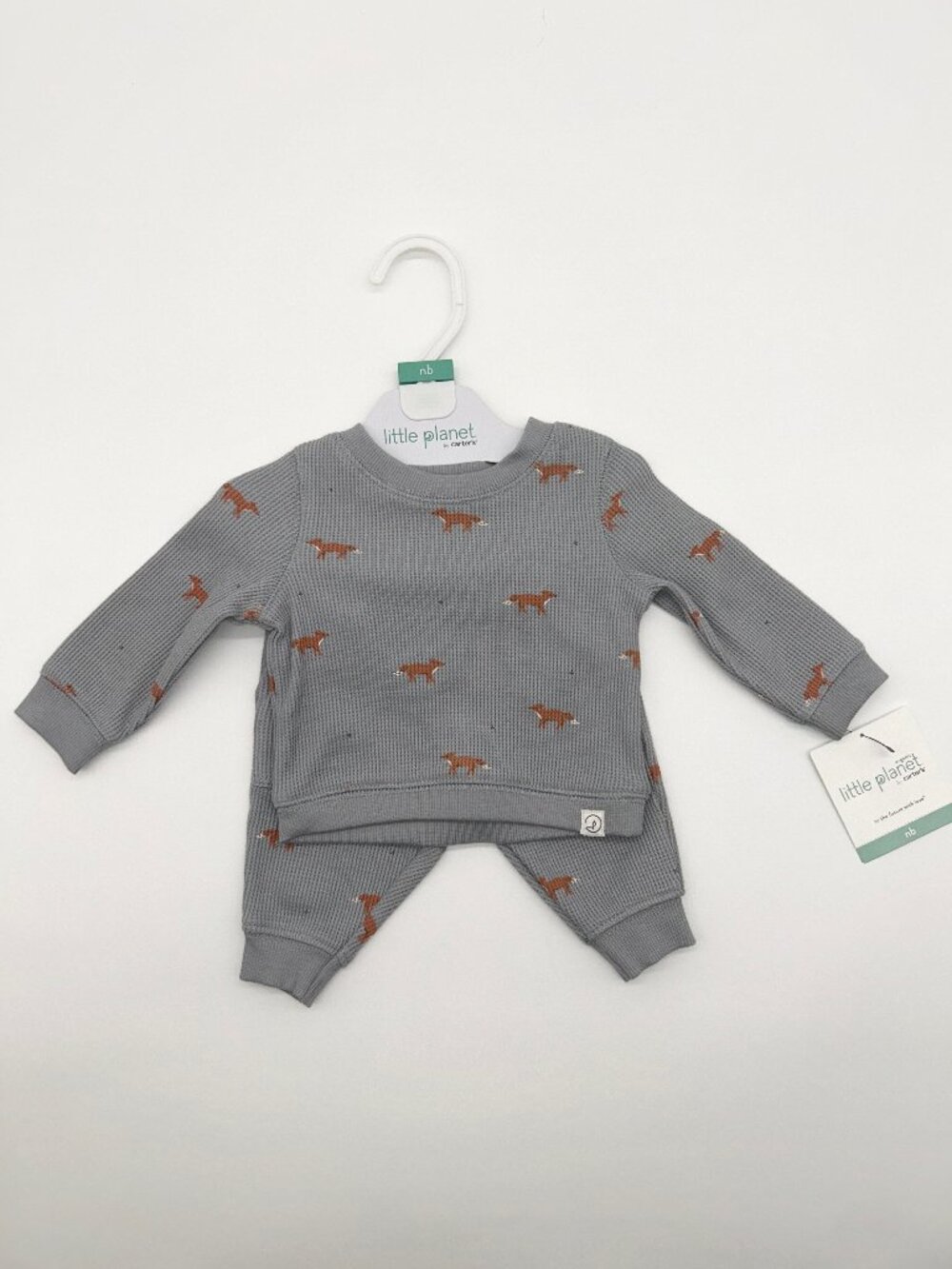 Little Planet by Carter's Unisex Newborn Fox Themed Outfit Set NWT